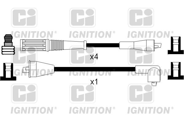 QUINTON HAZELL Комплект проводов зажигания XC852